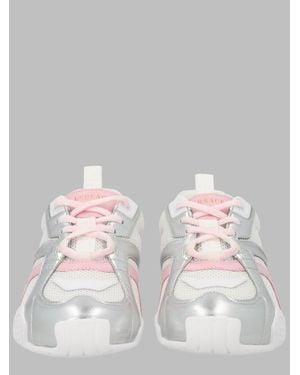 Versace Signature Low-Top Sneakers - Gray