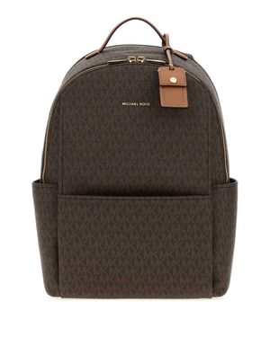 MICHAEL Michael Kors Medium Canvas Backpack - Brown