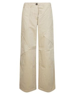 Pinko Haiku Gabardine Pants - Natural