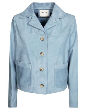 Nuage Marica Suede Giacca Corta Sfoderato - Blue