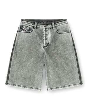 DIESEL Pu Bermuda Shorts - Gray