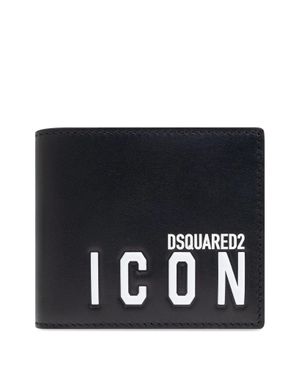 DSquared² Bi-Fold Wallet For - Black