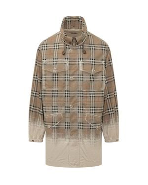 Burberry Lancaster Trench Coat - Natural
