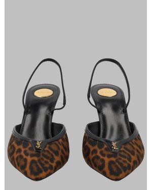Saint Laurent Heeled Pumps - Metallic
