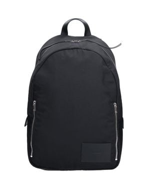 Jil Sander Contrast-Trim Mini Polyamide Bag For - Black
