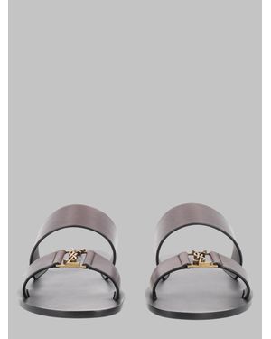 Saint Laurent Sandalo "Babylone" - Metallic