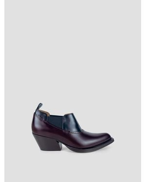 Marni Calf Leather Boots - Blue