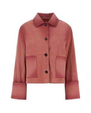 Loewe Leather Jacket - Red