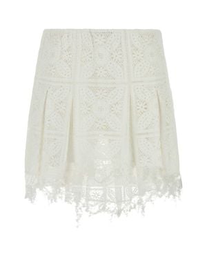 Loewe Paula's Ibiza Lace Paula S Ibiza Shorts - White