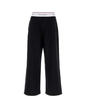 DSquared² Cotton Sweatpants - Black