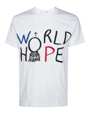 Comme des Garçons Graphic Print T-Shirt - White