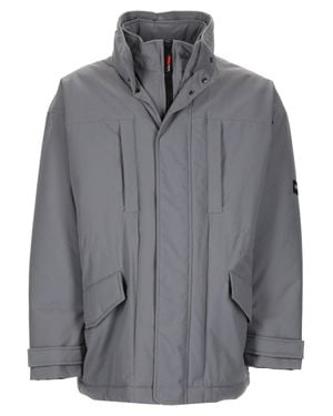 Martine Rose Boxy-Fit Hooded Parka With Concealed Closure And Practical Pockets - Gray