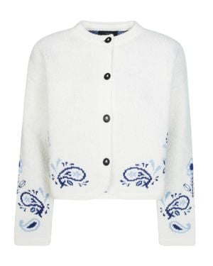 Alanui Inspired Island Roots Foulard-Style Jacket - White