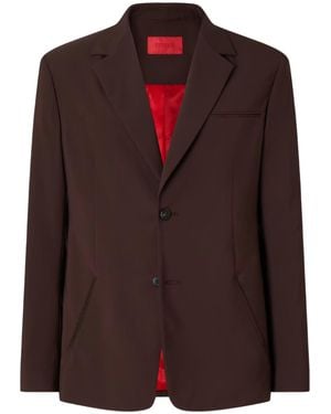 Ferrari Wool & Nylon Jacket - Brown