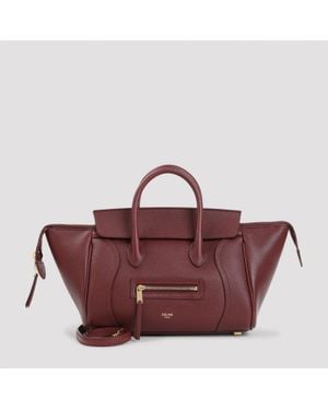Celine Small New Luggage Shoulder Bag - Red