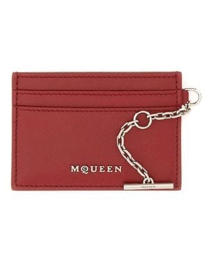 McQueen Sling Card Holder - Red