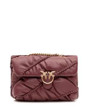 Pinko Love Puff Crinkle Mini Bag - Purple
