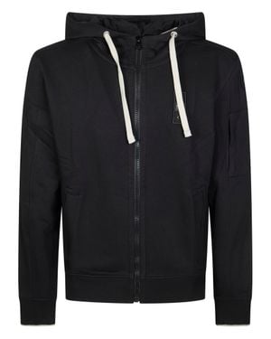 Blauer Full Zip Hooded Sweatshirt For - Black