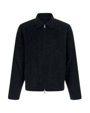 NN07 Arlo Front-Zip Jacket With Side-Zip Pockets And Classic Collar - Black