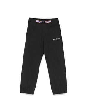 Palm Angels Logo Belt Insert Pants - Black