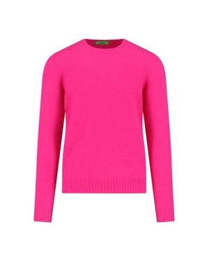 Drumohr 100% Lambswool Sweater - Pink