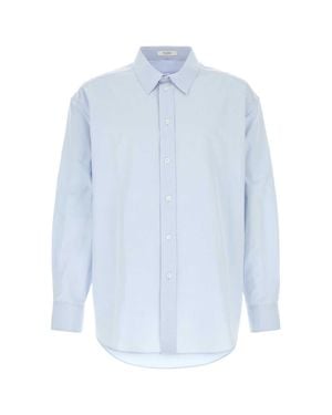 The Row Powder Poplin Granada Shirt - Blue
