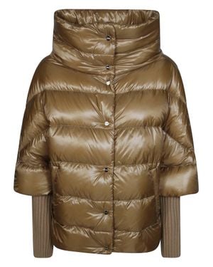 Herno Lightweight Mini Puffer Jacket - Natural
