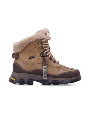 UGG Shearling-Lined Lace-Up Hiking Boot - Brown