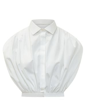 Givenchy Ruching Detail Shirt - White