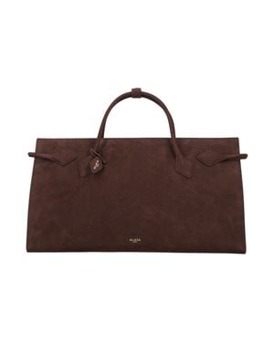 Alaïa Alaia Le Teckel Tote Bag - Brown