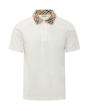 Burberry Evan Polo - White