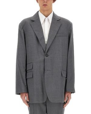 Helmut Lang Virgin Wool Jacket - Gray