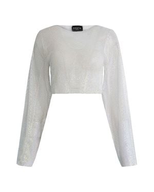 Santa Brands Semi-Sheer Top - White