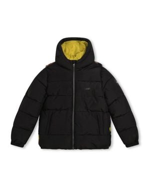 BOSS Down Jacket With Hood - Black