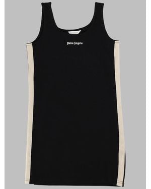 Palm Angels Mini Track Dress For Girls - Black