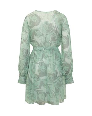 Pinko Mini Suit Shorts With Adjustable Drawstring - Green