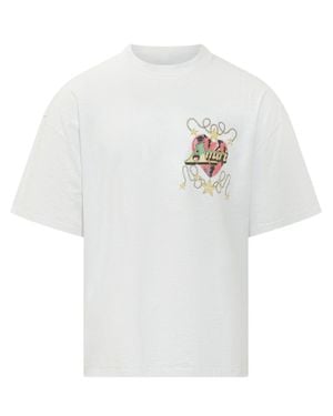 Amiri Heart One-Size Tee - White