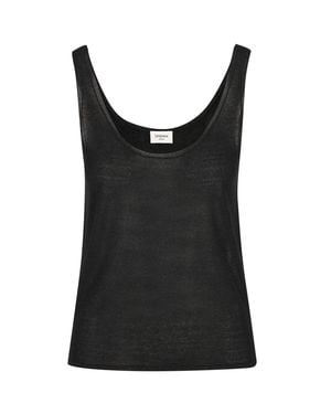 Saint Laurent Modal Blend Tank Top - Black