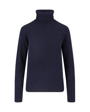 Drumohr Merino Wool Crewneck Sweater For - Blue