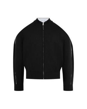 Givenchy Stretch Wool-Blend Cardigan - Black