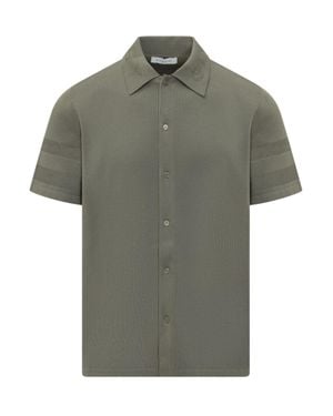 Givenchy Striped Short-Sleeve Shirt - Green