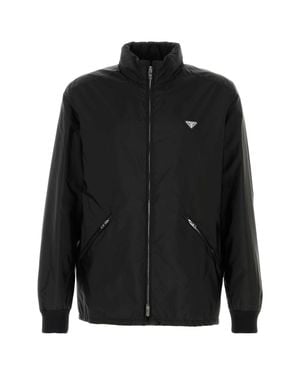 Prada Mock Collar Jacket - Black