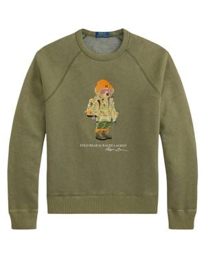 Ralph Lauren Cotton-Blend Crewneck Sweater - Green