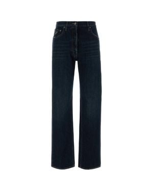 Prada Straight High Rise Jeans - Blue