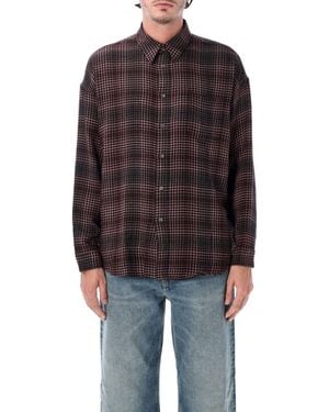 sunflower Plaid Button-Up Shirt - Blue