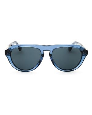 Burberry Oval Frame Sunglasses For - Blue