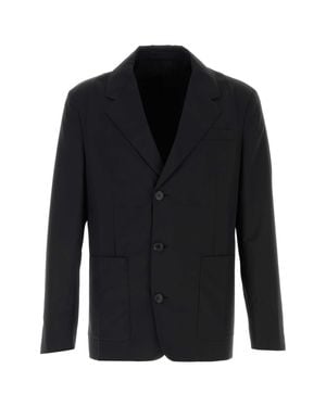 Prada Wool Blend Blazer - Black