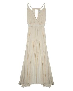 120% Lino Mini Dress - White
