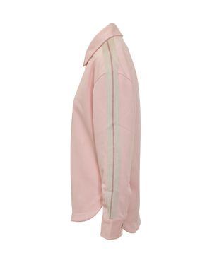 Palm Angels Mini Statement Jacket With Graphic Print - Pink