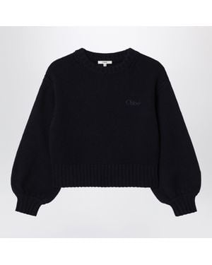 Chloé Wool And Cashmere Sweater - Black
